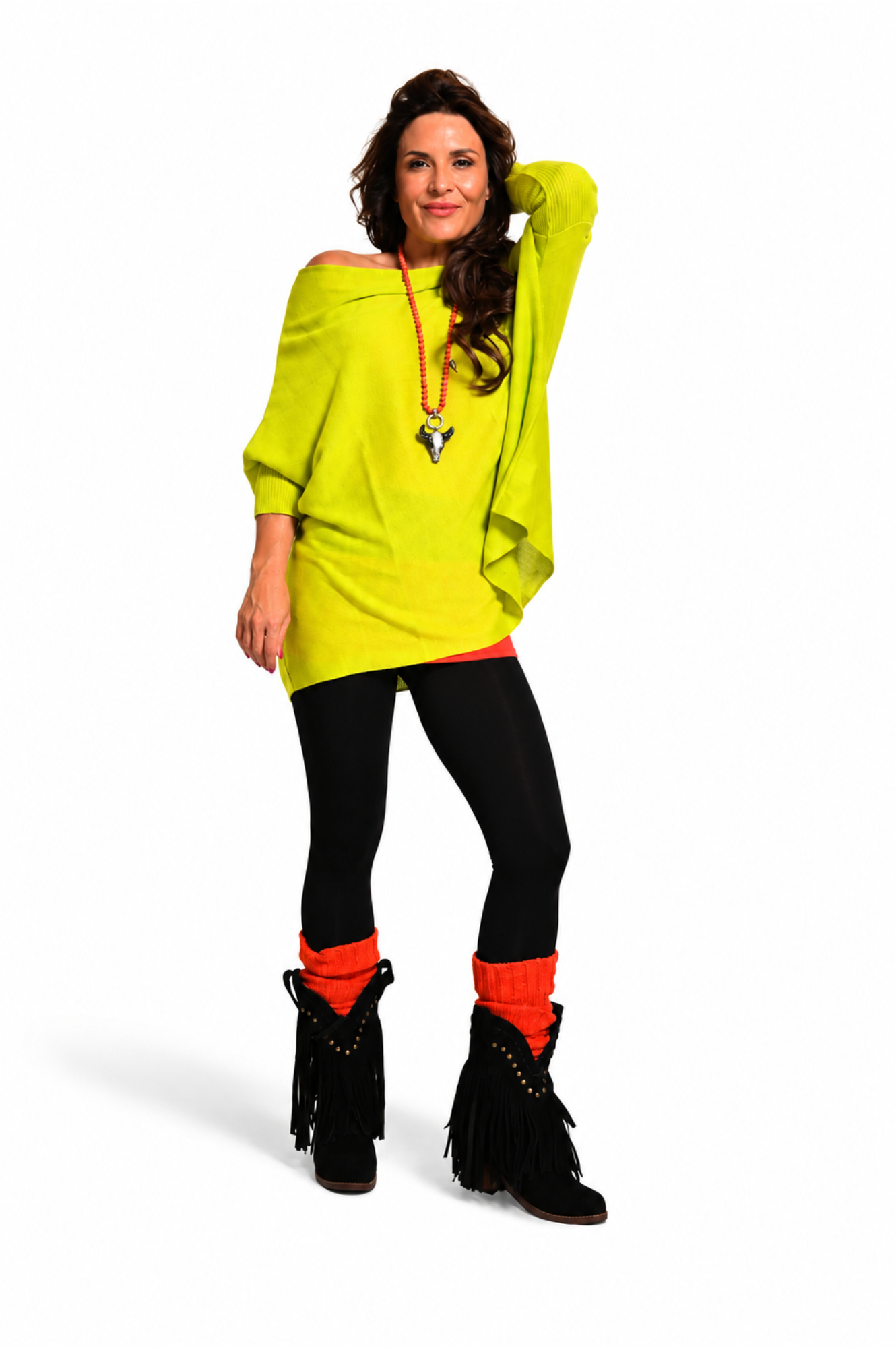 Sweater Vestido Fino - Imagen 5