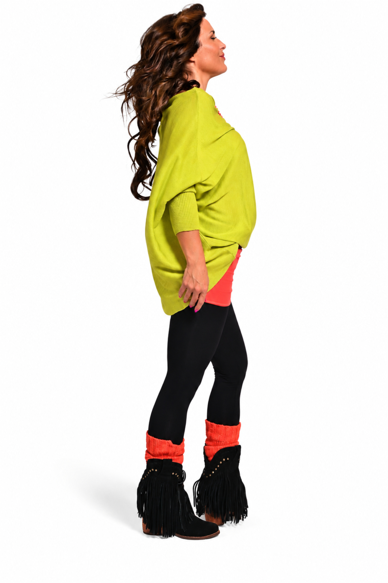 Sweater Vestido Fino - Imagen 3