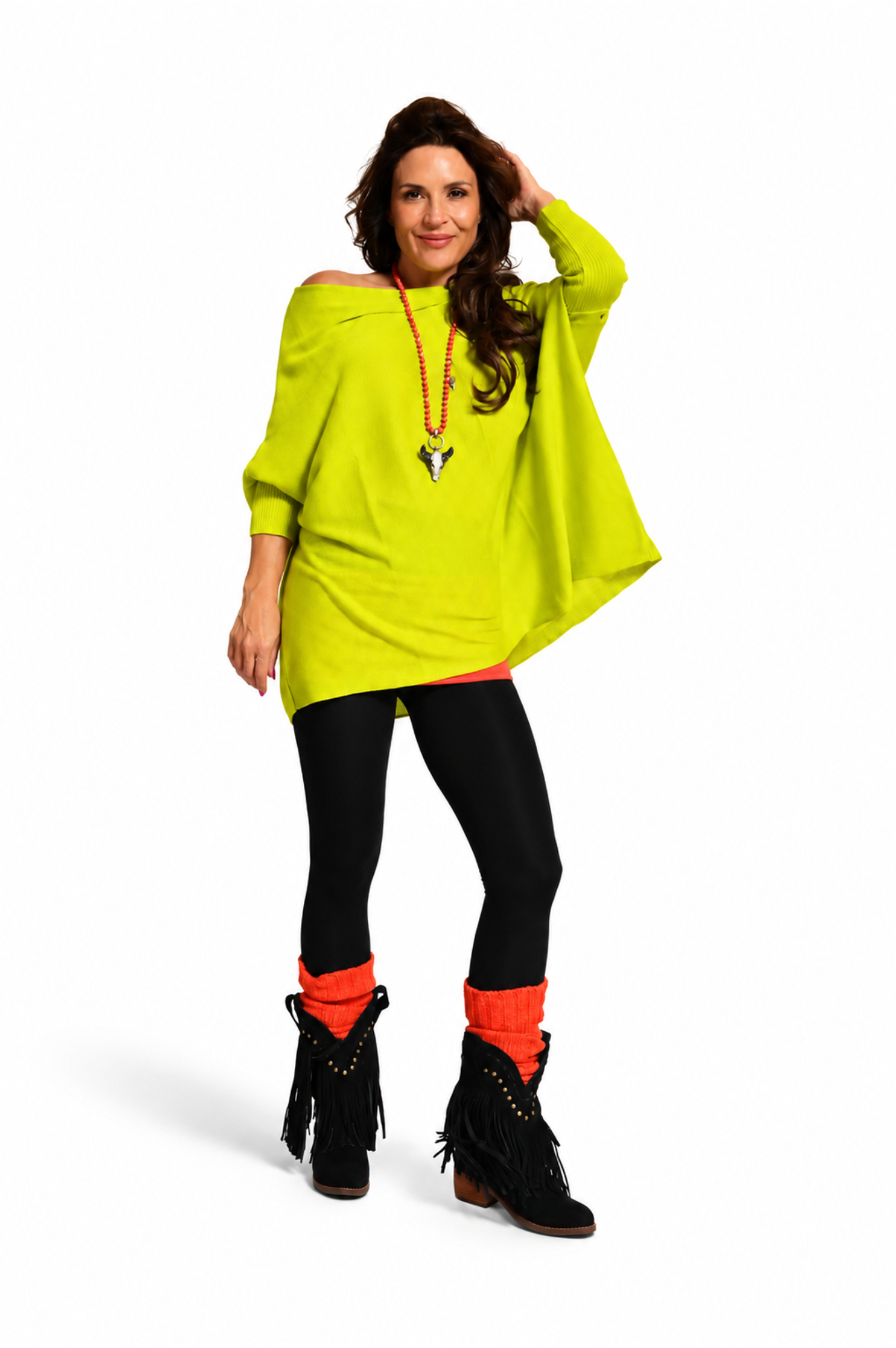 Sweater Vestido Fino - Imagen 9