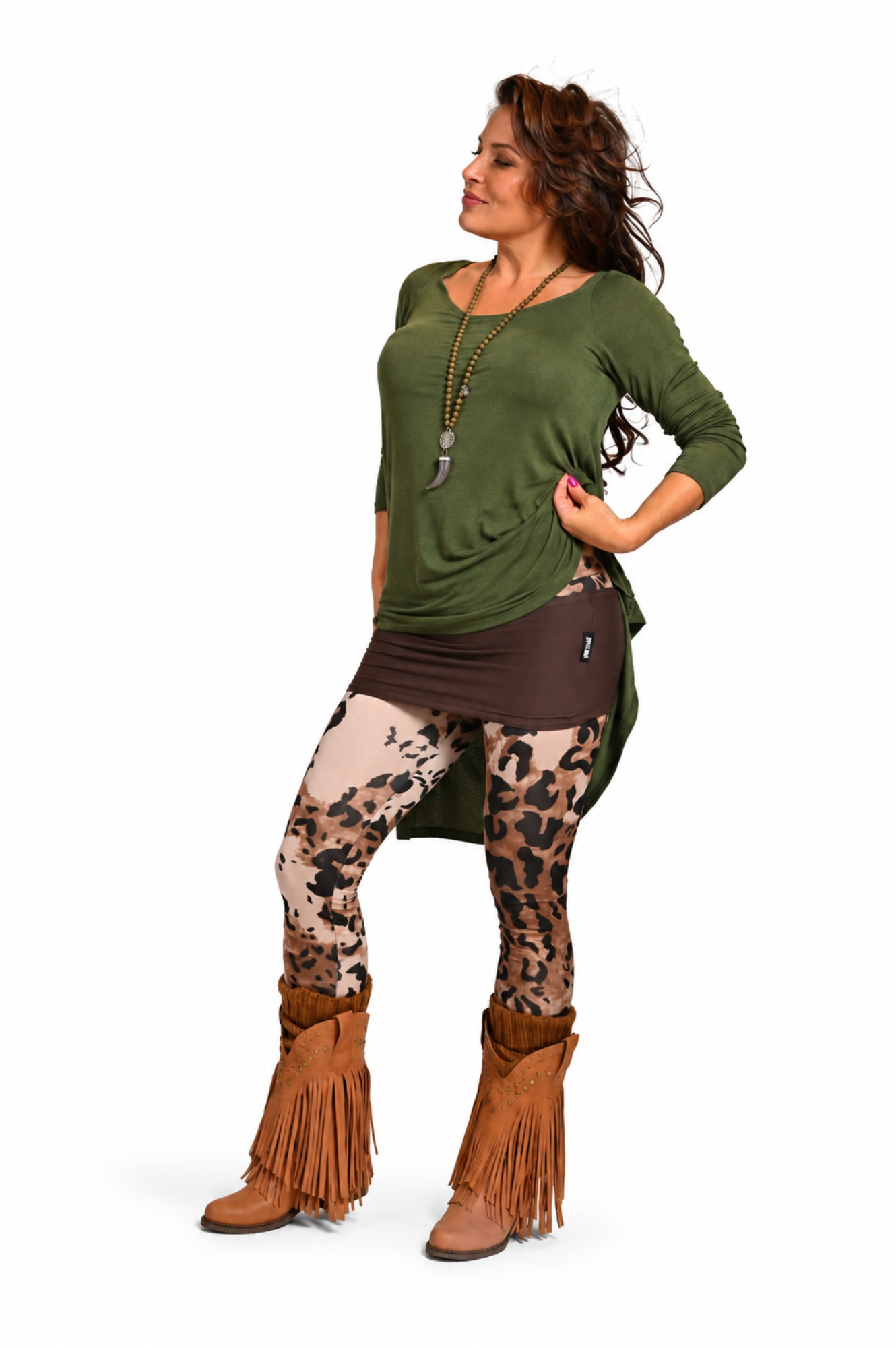 Bota Tejana Tachas Flecos - Imagen 8