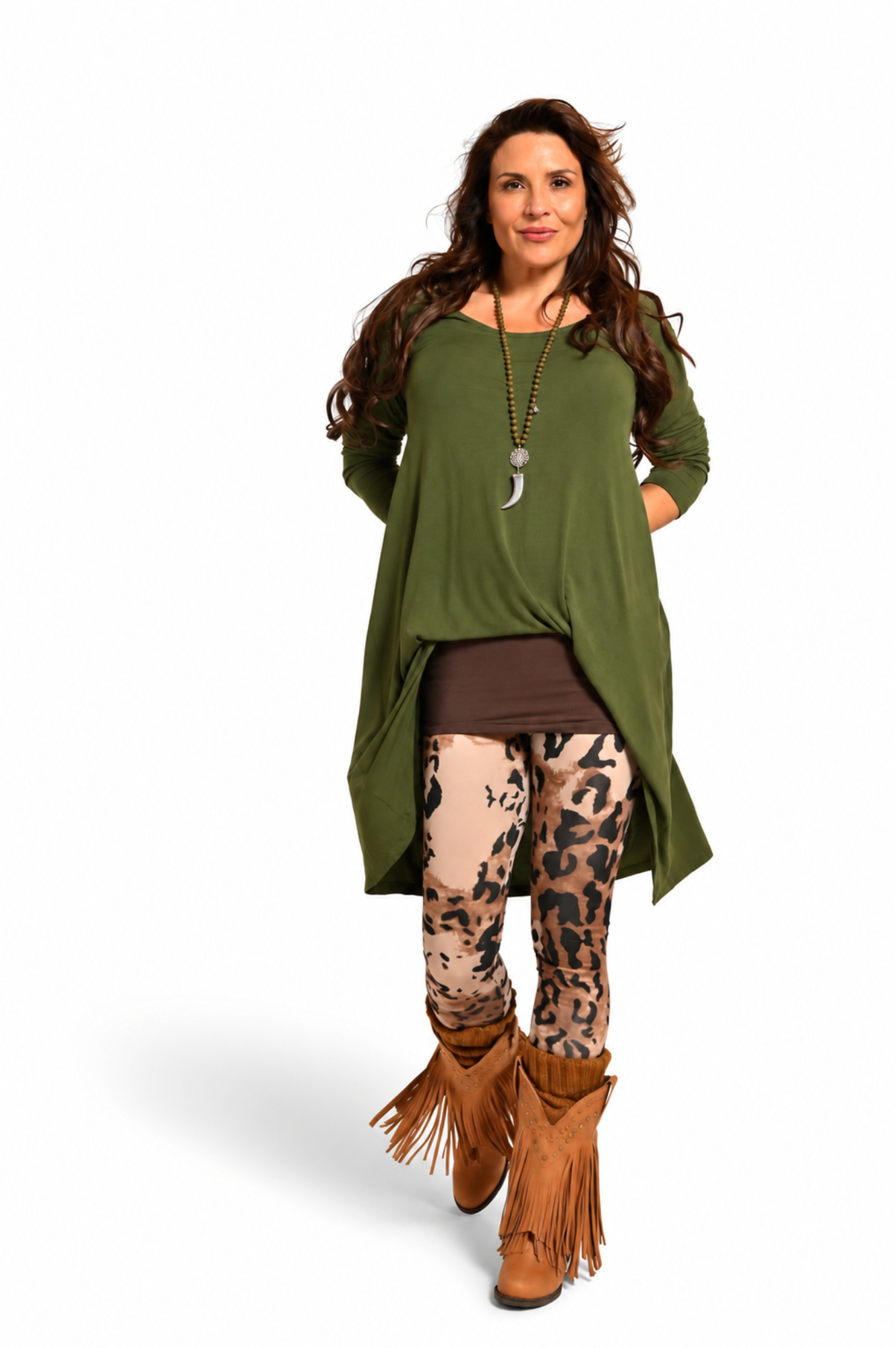 Bota Tejana Tachas Flecos - Imagen 12